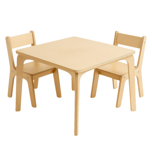 Handcrafted Kids’ Table & Chair Set